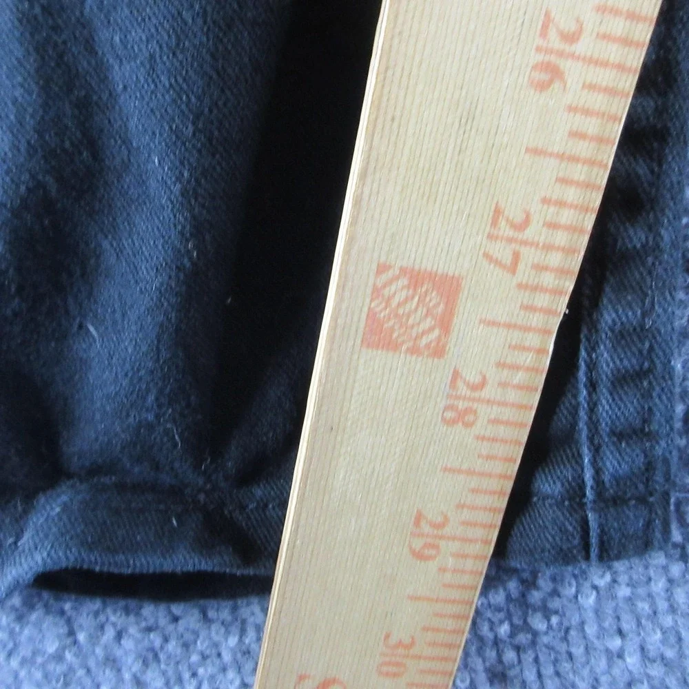 Levis 513 Jeans Mens 34x29 Black Slim Straight‎ Dark Wash Stretch Denim Casual
